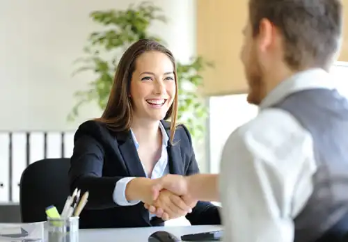 Lender closing a deal